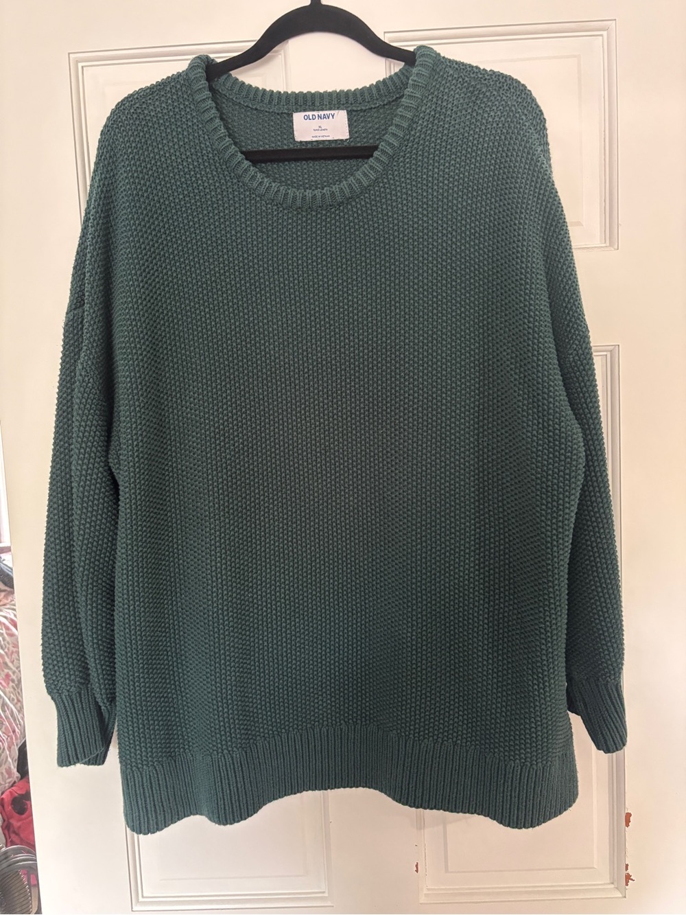 Old Navy Women's Scoopneck Textured Sweater - Teal
